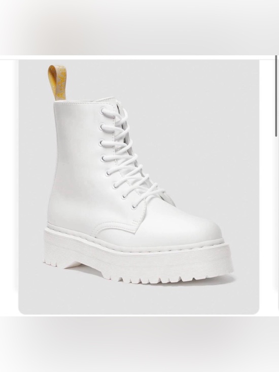Dr. Martens Shoes - Dr. Martens Vegan Jadon Mono II White